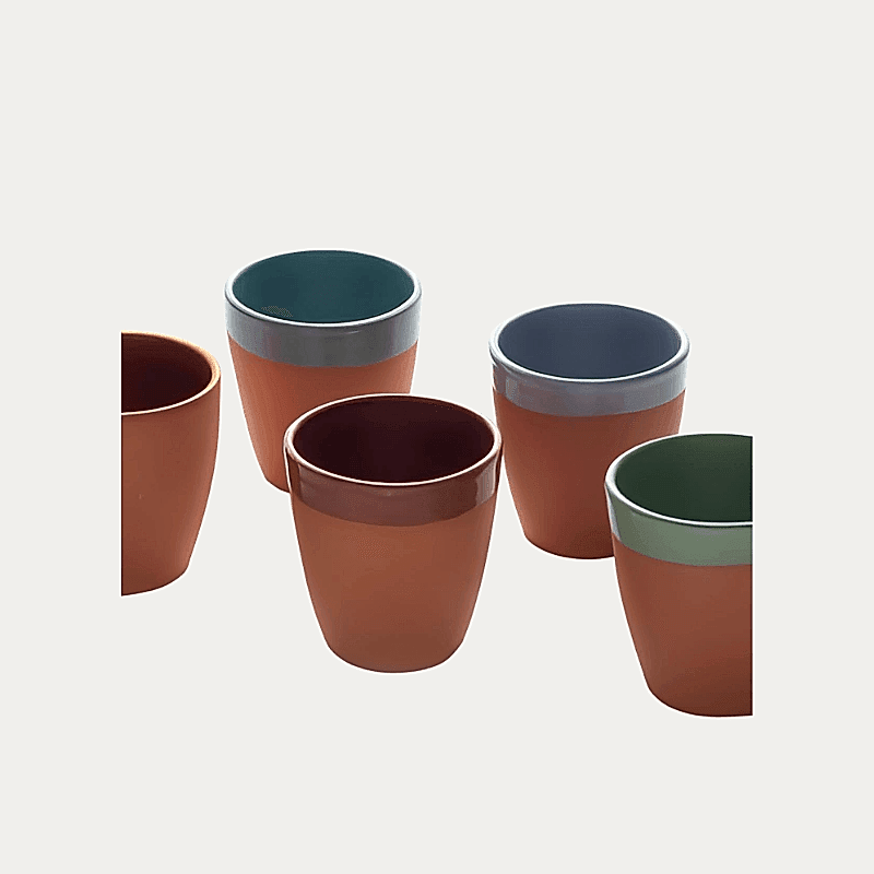 Kulpsuz Renkli Bardak